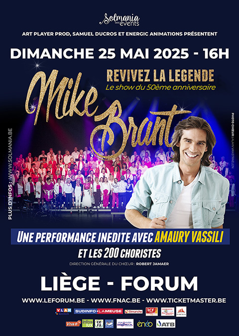 Hommage  Mike Brant avec Amaury Vassili & les 200 choristes