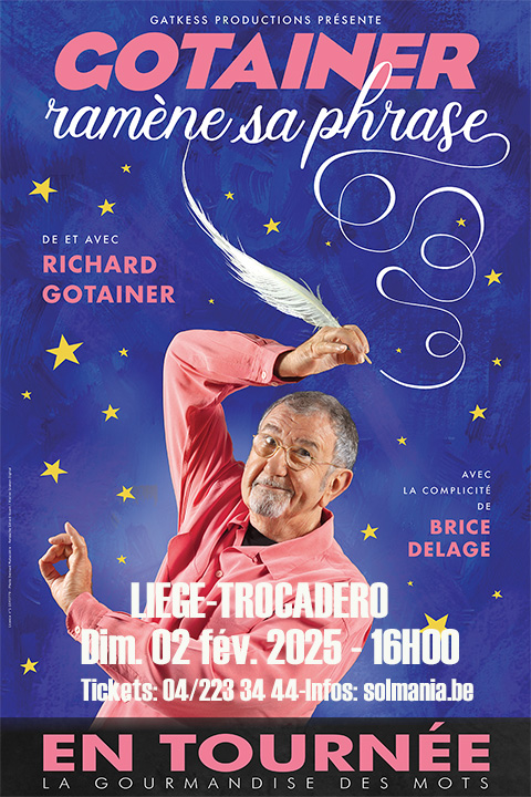 Richard Gotainer Lige dimanche 02 fvrier 2025 - 16 h Trocadro