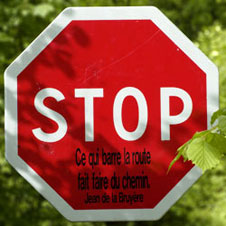 panneau stop